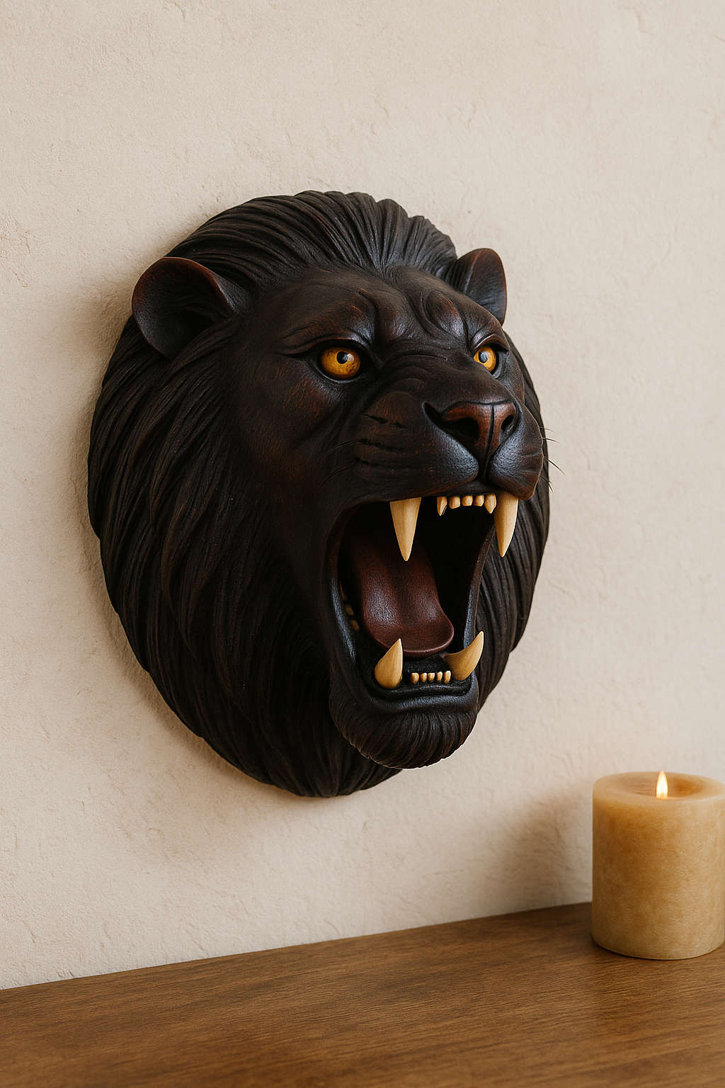 Roar of the Savannah –Lion Trophy Mask | Diani Gifts Store